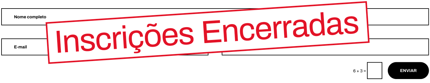 Inscrições encerradas